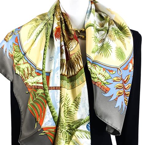 Hermes silk scarf 90